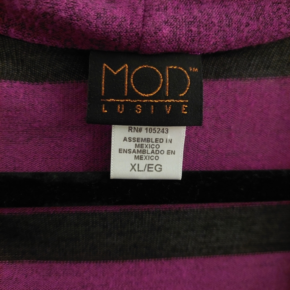 MODlusive Striped Cardigan | XL - Picture 2 of 3